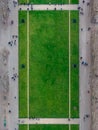 Champ de Mars as seen from Eiffel Tower